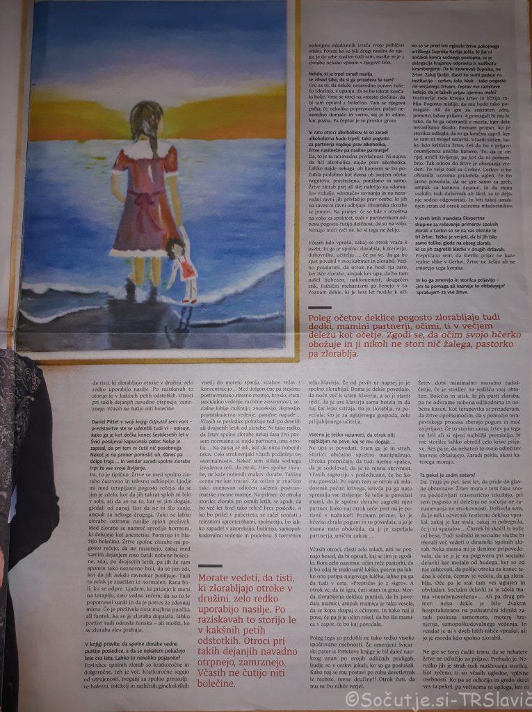 Tanja Repič Slavič Sočutje Spolna zloraba vedno pusti posledice